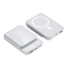Back Up baterija (univerzalna) MagSafe M100 15W PD 20W+22.5W Fast 10000mAh beli (MS).