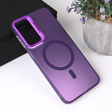 Zastitna futrola Magsafe providna - Samsung A165F Galaxy A16 5G ljubicasta.