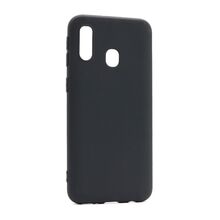 KOLOR silikonska futrola skin (ultra tanka) - Samsung A405F Galaxy A40 crna (MS).