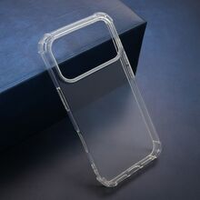 Zastitna silikonska futrola CRASHPROOF - iPhone 17 Pro providna (MS).