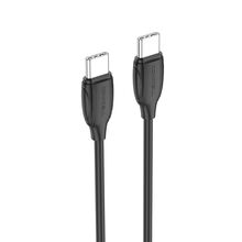 USB data kabl Superior CO-BX19 Fast 60W 3A Type C na Type C 1m crni (MS).