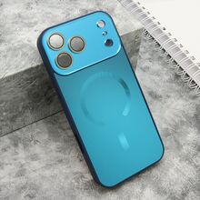 Zastitna futrola COLOR METAL Magsafe - iPhone 17 Pro Max (6.9) plava (MS).