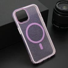 Zastitna futrola CRYSTAL MagSafe - iPhone 14 (6.1) ljubicasta (MS).