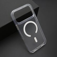 Zastitna futrola COLOR okvir MagSafe - iPhone 17 Pro Max (6.9) srebrna (providna) (MS).