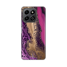 PRINT silikonska futrola - Huawei Honor X6b Purple Gold Marble.