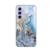 PRINT silikonska futrola - Samsung A546B Galaxy A54 5G Blue Gold Marble.