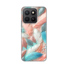PRINT silikonska futrola - Huawei Honor X8c Pastel Feathers.