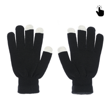 Rukavice - touch screen RY M (22cm) crno bele.