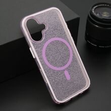 Zastitna futrola CRYSTAL MagSafe - iPhone 16 (6.1) ljubicasta (MS).