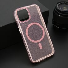 Zastitna futrola CRYSTAL MagSafe - iPhone 14 (6.1) roze (MS).