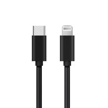 USB data kabl PD - iPhone Type C na lightning 3A crni 1m (MS).