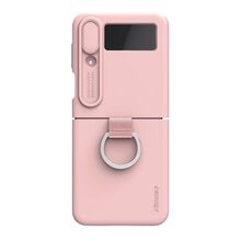 Zastitna futrola Nillkin Cam Shield Silky - Samsung F721B Samsung F721 Galaxy Z Flip 4 roze (MS).