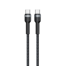 Data kabl REMAX Fast charging 100W PD RC-172 Type C na Type C crni 1m.