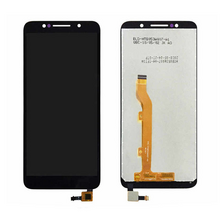 LCD ekran (displej) - Alcatel OT 1C/5009D+touch screen crni.