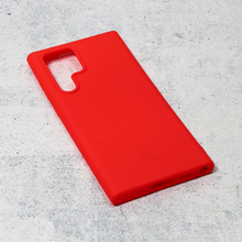 Teracell GIULIETTA silikonska futrola - Samsung Galaxy S22 Ultra 5G mat crvena.