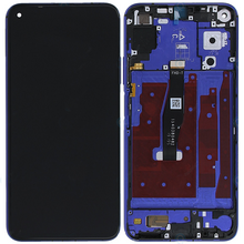 LCD ekran (displej) - Huawei Nova 5T + touchscreen + okvir Blue CHO.