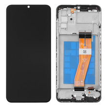 LCD ekran (displej) - Samsung A037 Galaxy A03s + touchscreen + okvir crni (161mm).