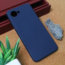 Teracell GIULIETTA silikonska futrola - Realme C30 mat tamno plava.