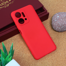 Teracell GIULIETTA silikonska futrola - Huawei Honor X7a mat crvena.