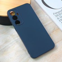 Teracell GIULIETTA silikonska futrola - Samsung A356 Galaxy A35 5G 5G mat tamno plava.