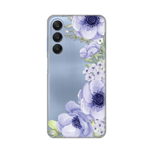 PRINT silikonska futrola skin (ultra tanka) - Samsung A256 Galaxy A25 5G Blue Roses.