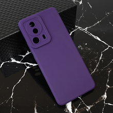 Teracell GIULIETTA silikonska futrola - Xiaomi 13 Lite mat tamno ljubicasta.