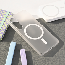 Zastitna futrola Magsafe mat PC - Samsung S931 Galaxy S25 bela.