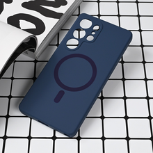 Zastitna futrola Magsafe Pure color - Samsung S938 Galaxy S25 Ultra tamno plava.