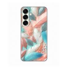 PRINT silikonska futrola - Samsung S936 Galaxy S25 Plus Pastel Feathers.