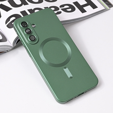 Zastitna futrola Magsafe Chrome - Samsung A566 Galaxy A56 zelena.