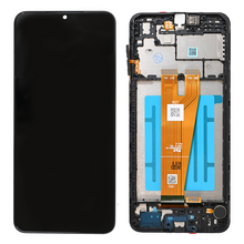 LCD ekran (displej) - Samsung A045/Galaxy A04 (GH81-22731A) + touchscreen + okvir crni FULL ORG-SP.