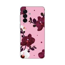 PRINT silikonska futrola skin (ultra tanka) - Samsung A175 Galaxy A17 Pink Orchid.