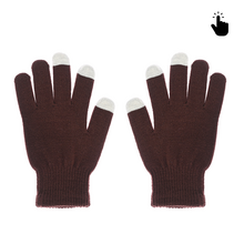 Rukavice - touch screen RY M (22cm) braon.