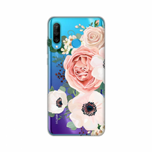 PRINT silikonska futrola skin (ultra tanka) - Huawei P30 Lite Luxury Pink Flowers.