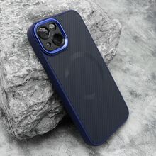Zastitna futrola CARBON MagSafe - iPhone 13 (6.1) plava (small camera) (MS).