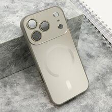Zastitna futrola COLOR METAL Magsafe - iPhone 17 Pro siva (MS).