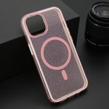 Zastitna futrola CRYSTAL MagSafe - iPhone 13 (6.1) roze (MS).