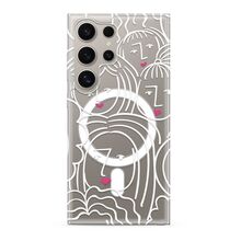 Zastitna futrola silikonska print MagSafe - Samsung S928 Galaxy S24 Ultra 5G faces (MS).