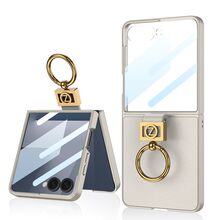 Zastitna futrola Z-RING CASE - Samsung F751B Galaxy Z Flip 7 5G titanijum (GKK case) (MS).
