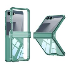 Zastitna futrola Transparent COLOR LINE - Samsung F751B Galaxy Z Flip 7 5G zelena (GKK case) (MS).