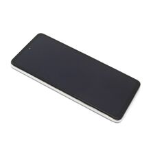 LCD ekran (displej) - Samsung A525F/A526B Galaxy A52 4G/5G + Touch screen + okvir beli Full ORG CHINA (MS).