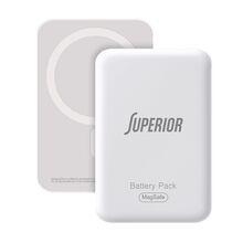 Back Up baterija (univerzalna) MagSafe Superior 15W 5000 mAh beli (MS).
