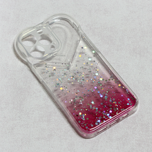 Zastitna futrola Heart Glitter - iPhone 13 Pro pink.