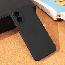 Zastitna silikonska futrola Ultra Thin - Oppo A38 mat crna.