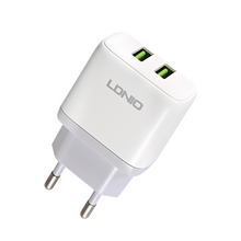 Kucni punjac LDNIO A2221 2xUSB, 12W beli.
