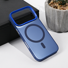 Zastitna futrola Magsafe providna - iPhone 17 Pro plava.