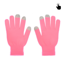 Rukavice - touch screen RY M (22cm) pink.
