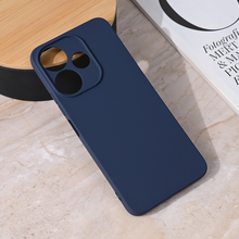 Teracell GIULIETTA silikonska futrola - Xiaomi Redmi 13 mat tamno plava.