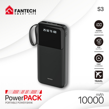 Back Up baterija (univerzalna) Prenosiva baterija Fantech S3 10000mAh, 10W crni.