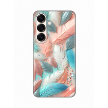 PRINT silikonska futrola - Samsung S931 Galaxy S25 Pastel Feathers.